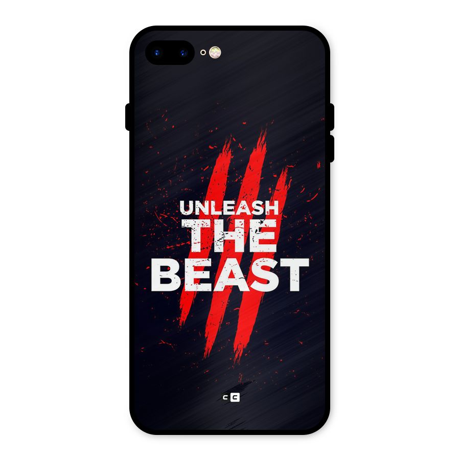 Unleash The Beast Metal Back Case for iPhone 8 Plus