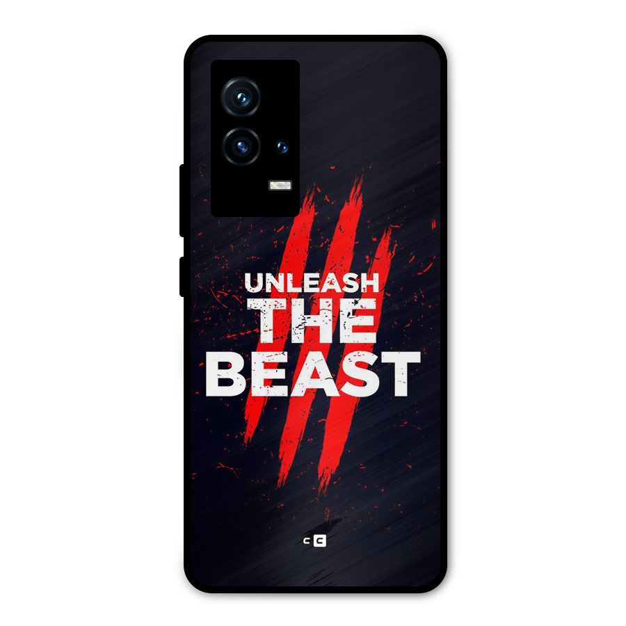 Unleash The Beast Metal Back Case for iQOO 9 5G