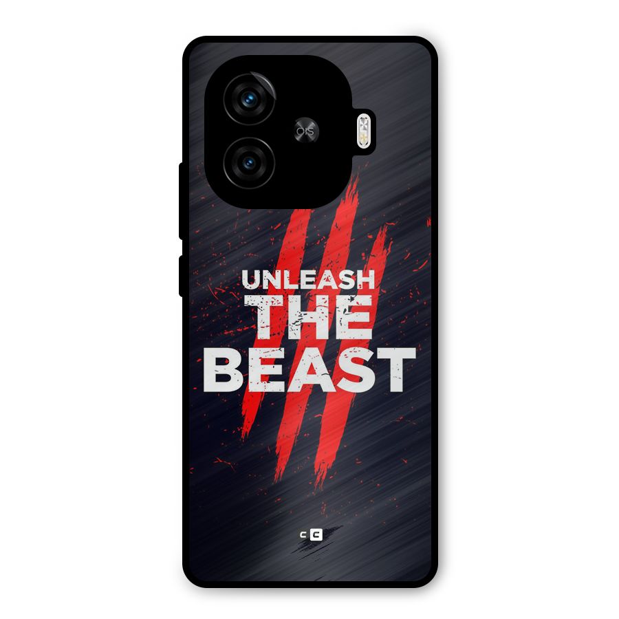 Unleash The Beast Metal Back Case for iQOO Z9 Turbo