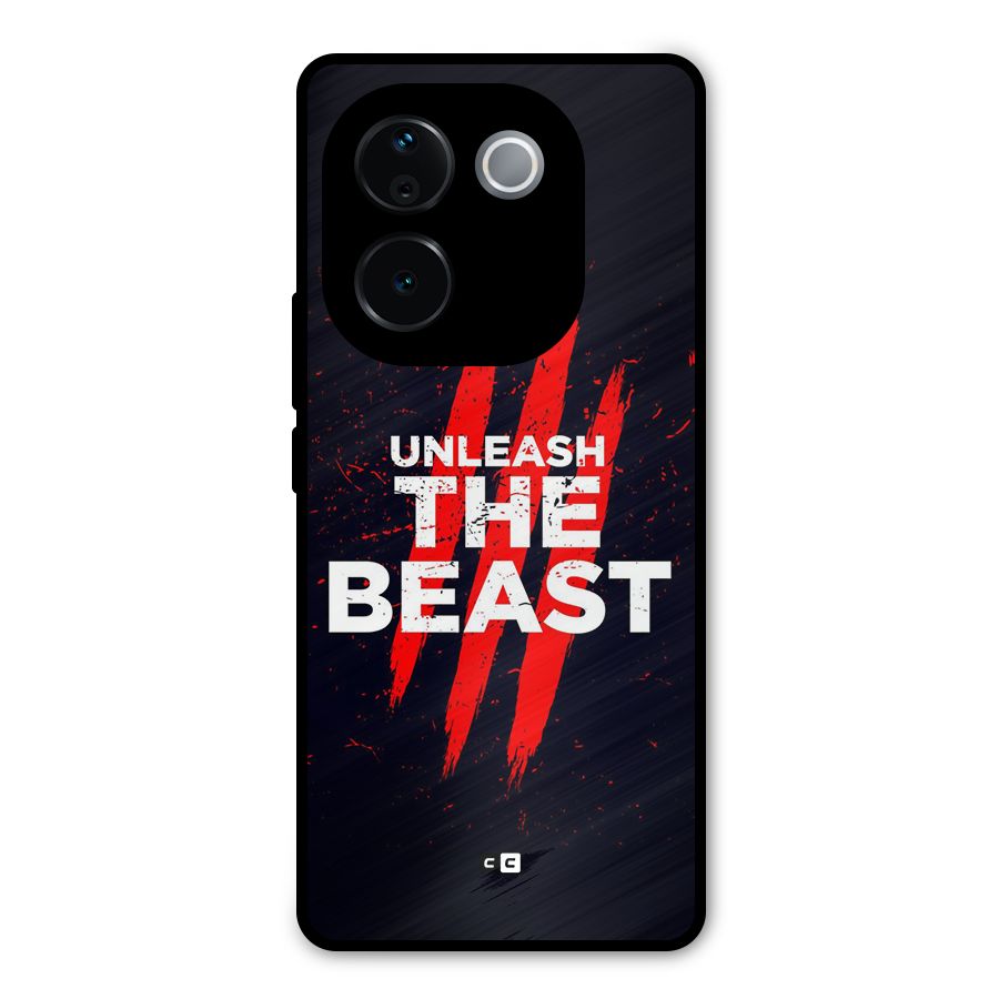 Unleash The Beast Metal Back Case for iQOO Z9s Pro