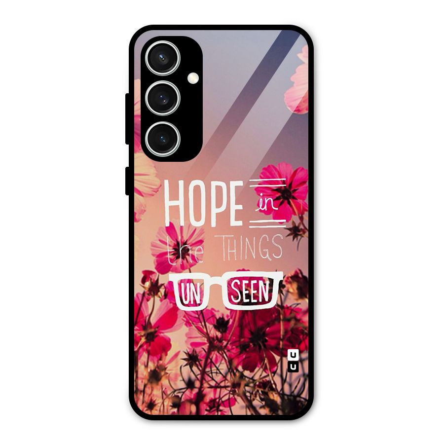 Unseen Hope Glass Back Case for Galaxy S23 FE