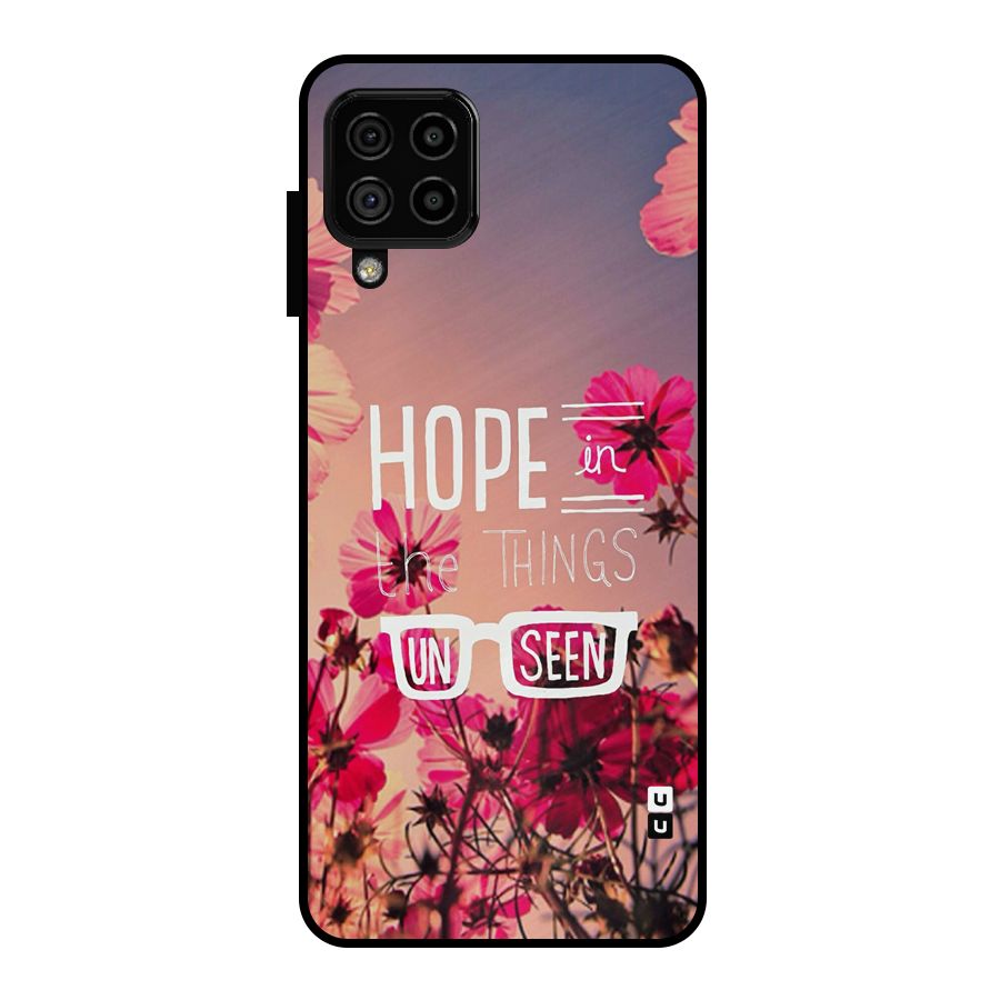 Unseen Hope Metal Back Case for Galaxy A22 4G
