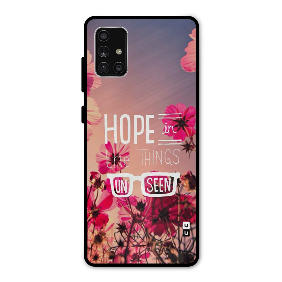 Unseen Hope Metal Back Case for Galaxy A71
