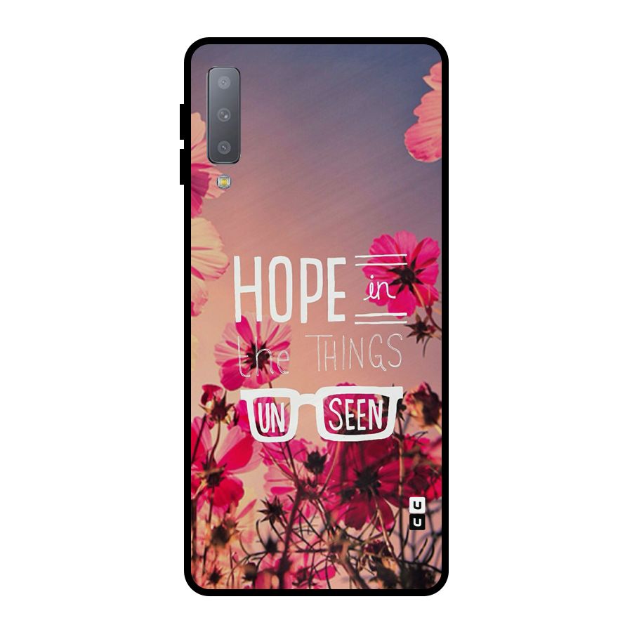 Unseen Hope Metal Back Case for Galaxy A7 (2018)