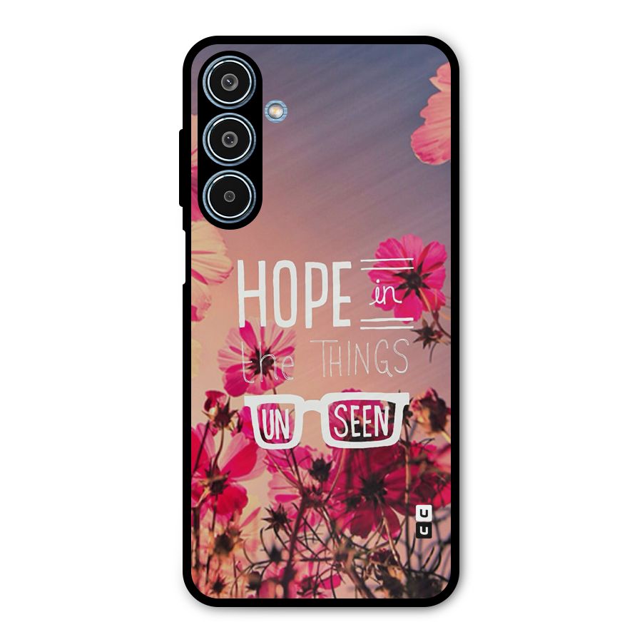 Unseen Hope Metal Back Case for Galaxy M35