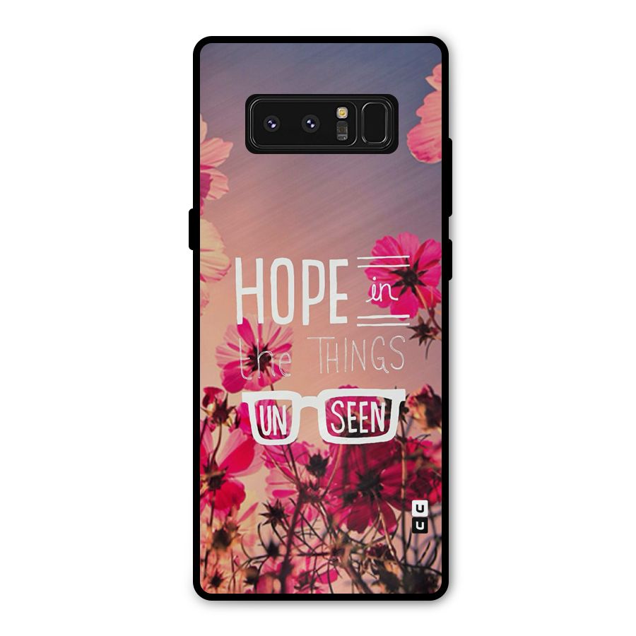 Unseen Hope Metal Back Case for Galaxy Note 8