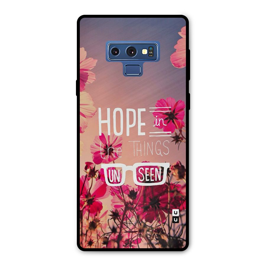 Unseen Hope Metal Back Case for Galaxy Note 9