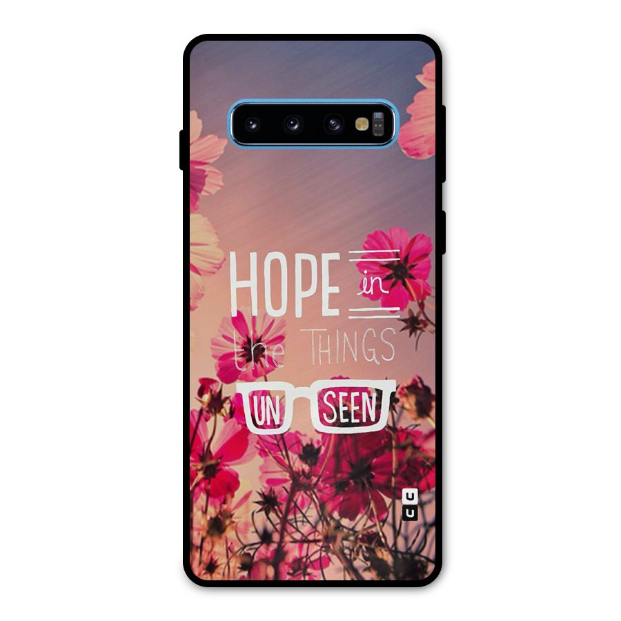Unseen Hope Metal Back Case for Galaxy S10