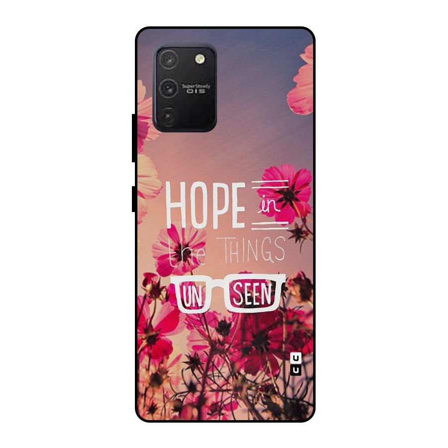 Unseen Hope Metal Back Case for Galaxy S10 Lite