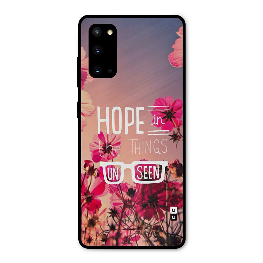 Unseen Hope Metal Back Case for Galaxy S20