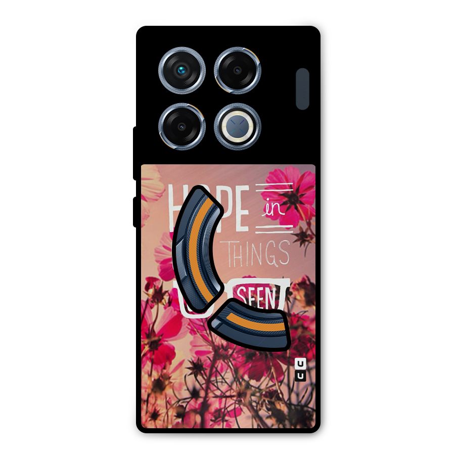 Unseen Hope Metal Back Case for Infinix GT 20 Pro
