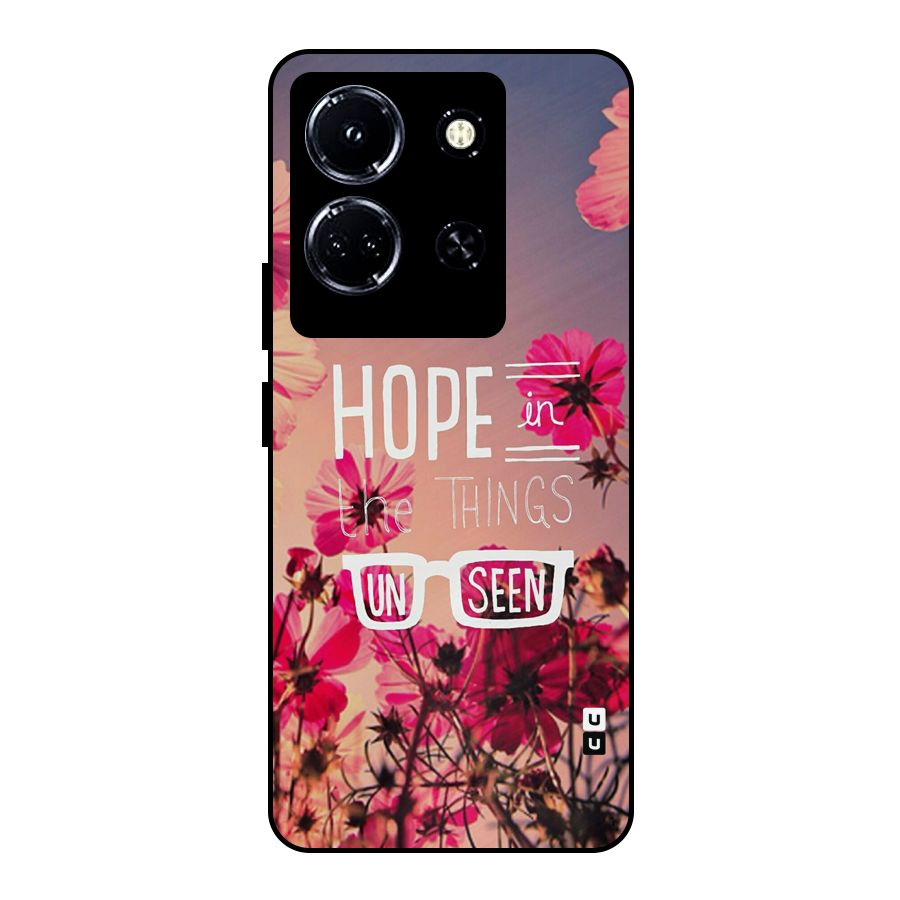Unseen Hope Metal Back Case for Infinix Note 30 5G