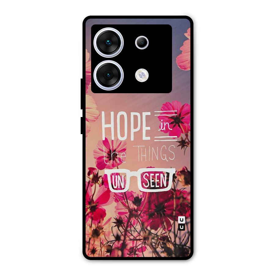 Unseen Hope Metal Back Case for Infinix Zero 30 5G