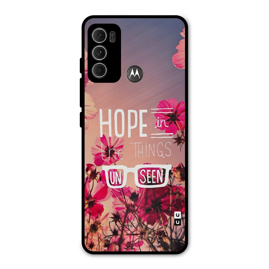 Unseen Hope Metal Back Case for Moto G60