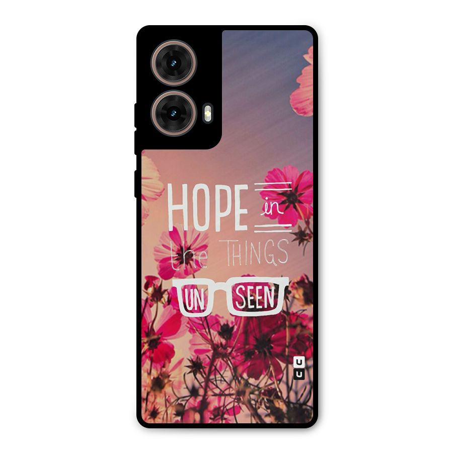 Unseen Hope Metal Back Case for Moto G85