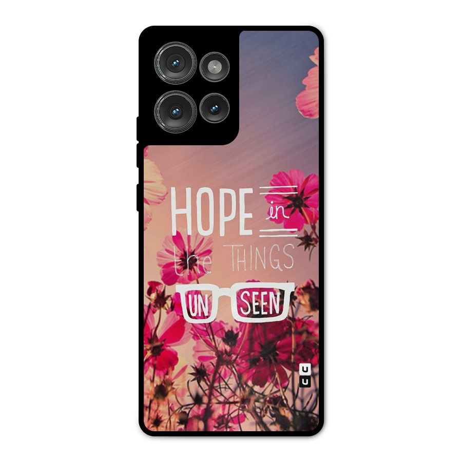Unseen Hope Metal Back Case for Motorola Edge 50
