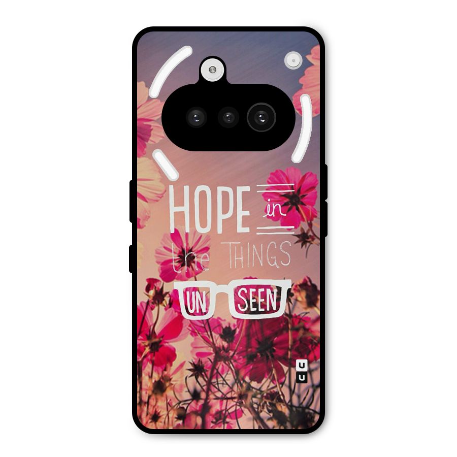 Unseen Hope Metal Back Case for Nothing Phone 3a