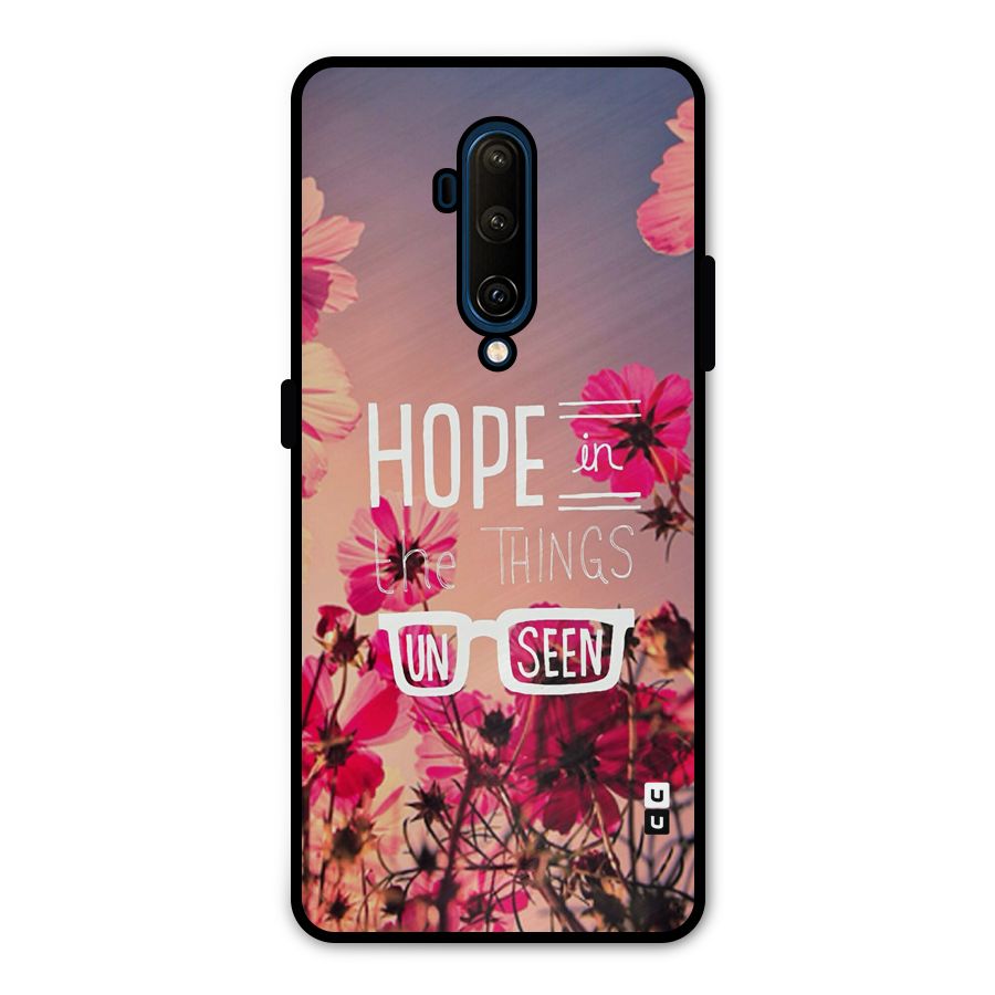 Unseen Hope Metal Back Case for OnePlus 7T Pro