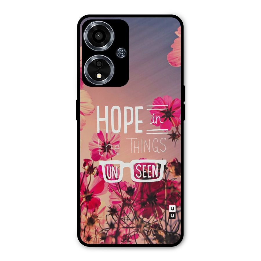 Unseen Hope Metal Back Case for Oppo A59