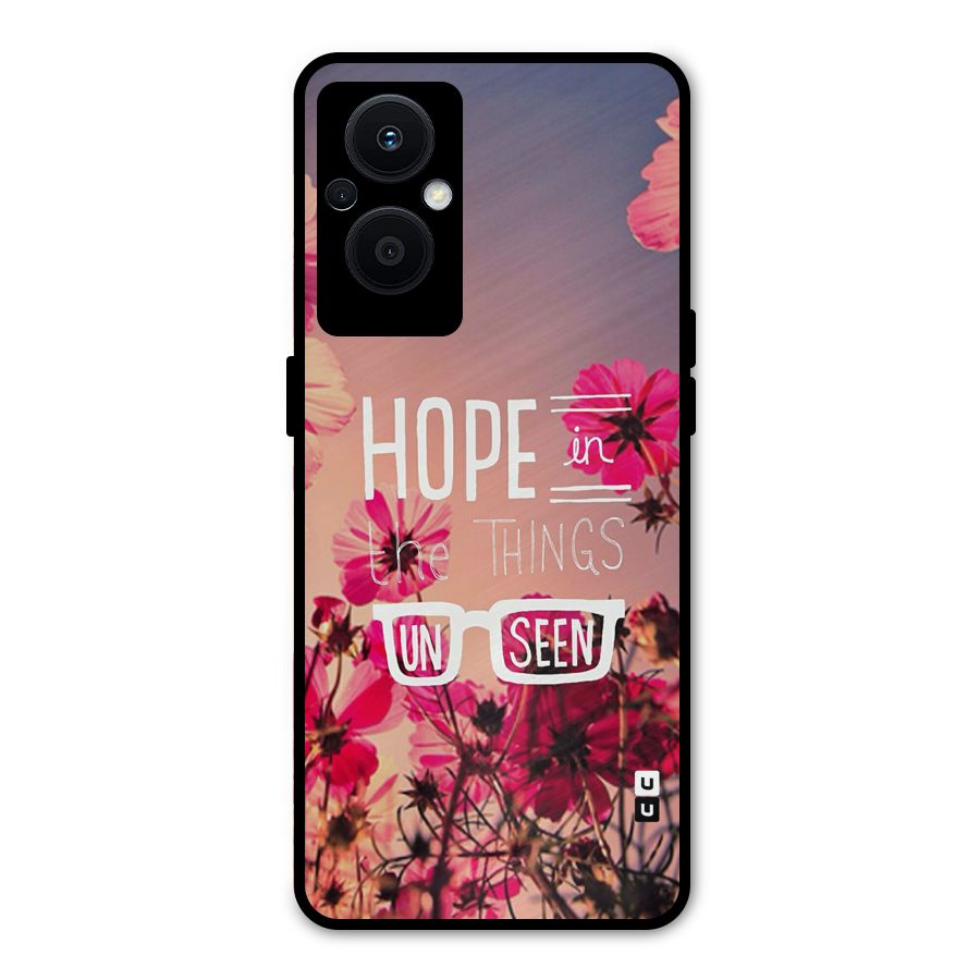 Unseen Hope Metal Back Case for Oppo F21 Pro 5G