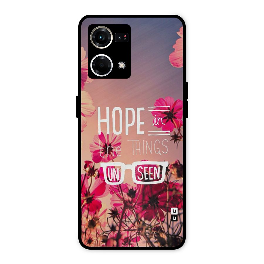 Unseen Hope Metal Back Case for Oppo F21s Pro 4G