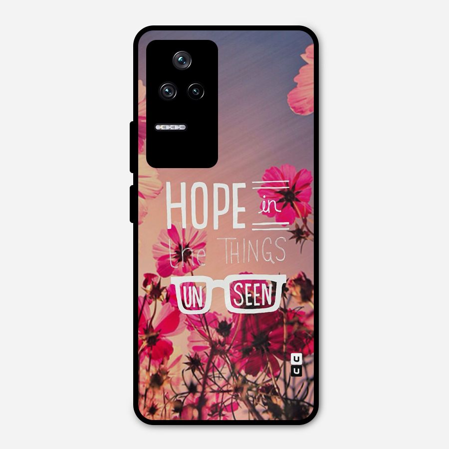 Unseen Hope Metal Back Case for Poco F4 5G