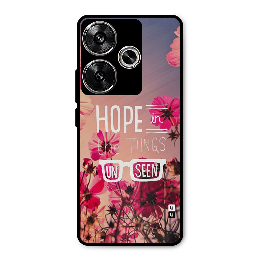 Unseen Hope Metal Back Case for Poco F6