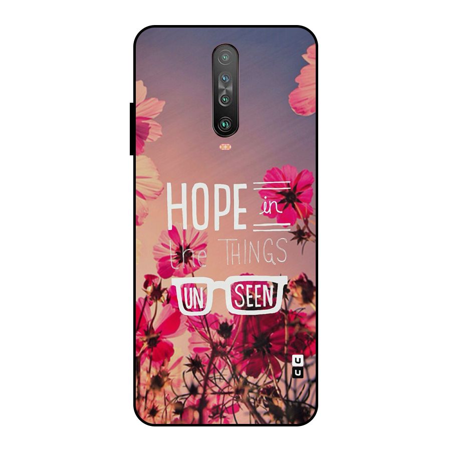 Unseen Hope Metal Back Case for Poco X2
