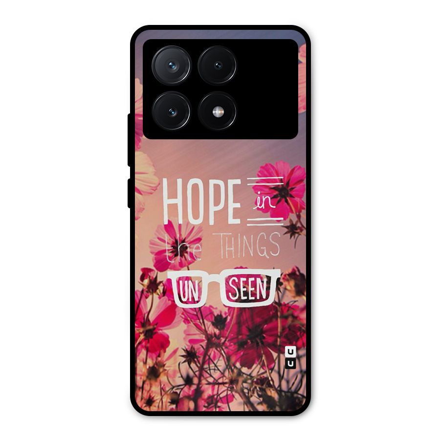 Unseen Hope Metal Back Case for Poco X6 Pro