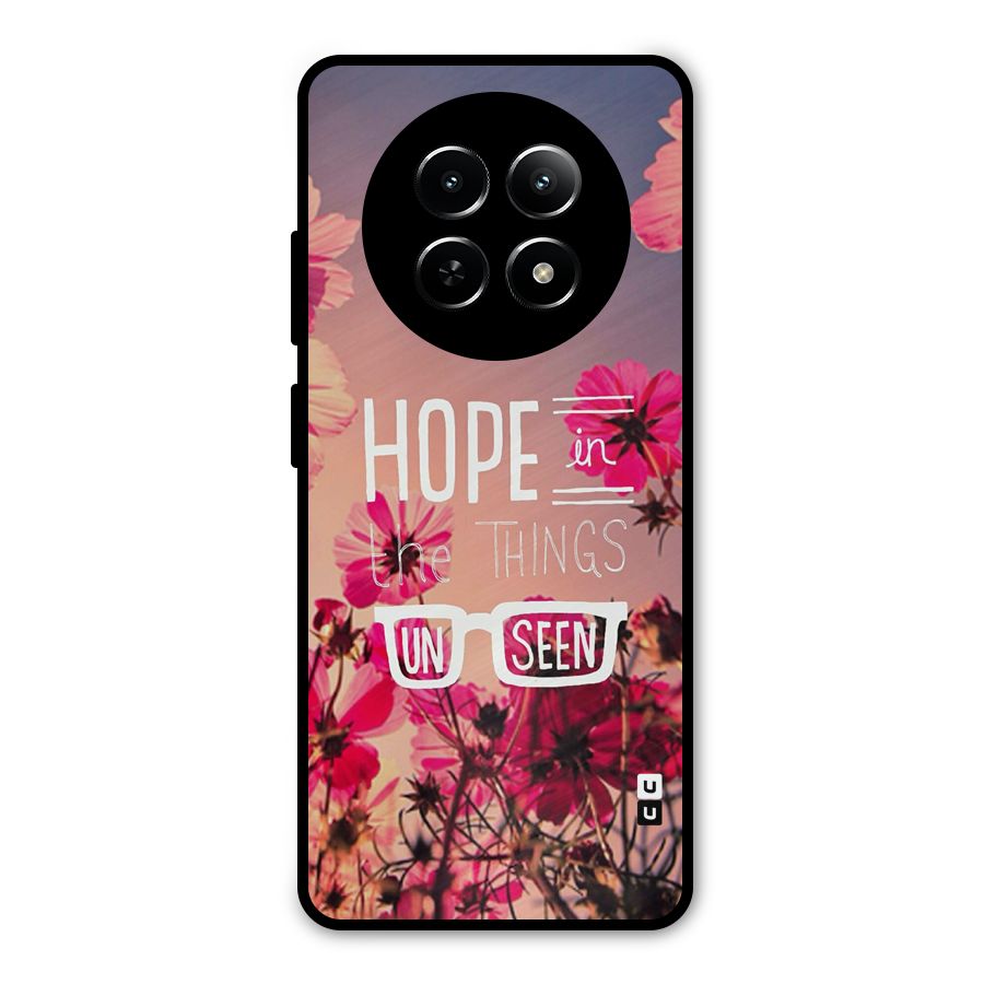 Unseen Hope Metal Back Case for Realme 13