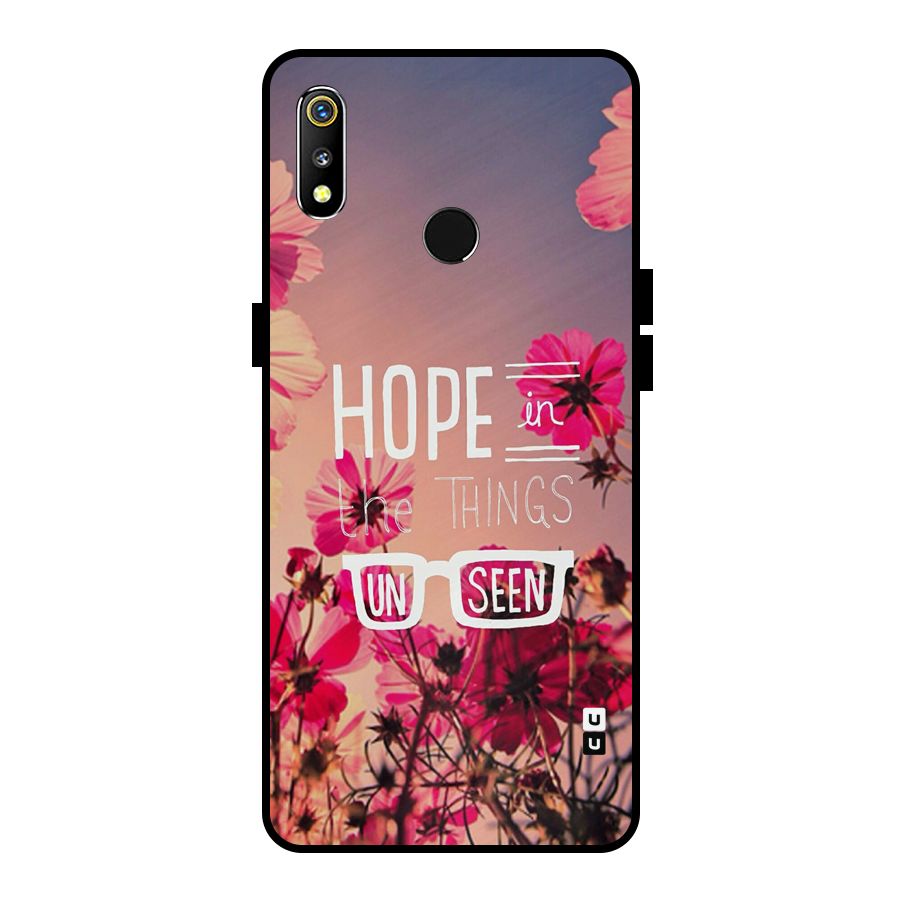 Unseen Hope Metal Back Case for Realme 3i