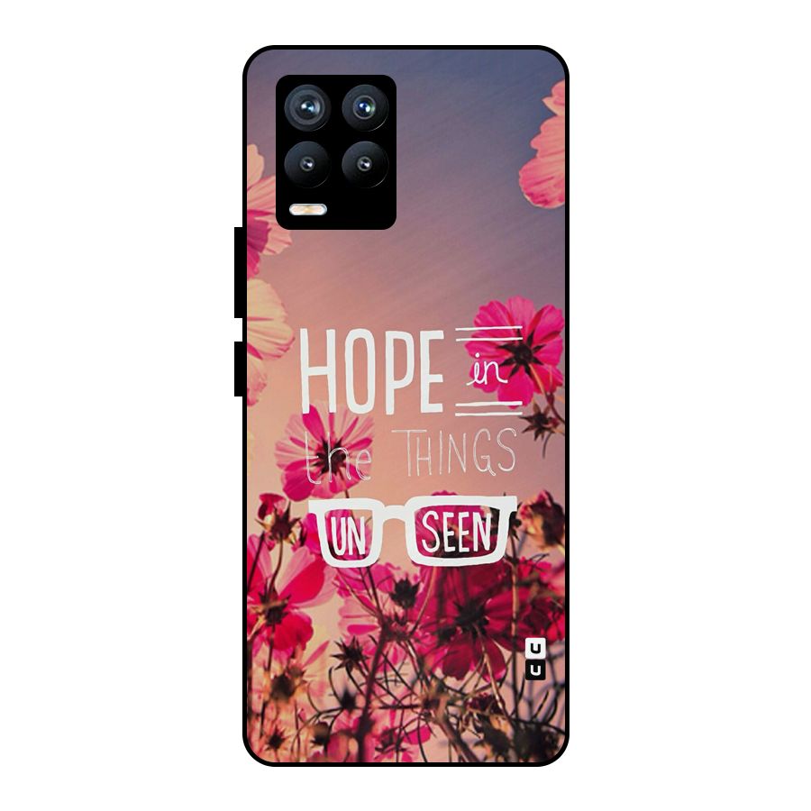 Unseen Hope Metal Back Case for Realme 8 Pro