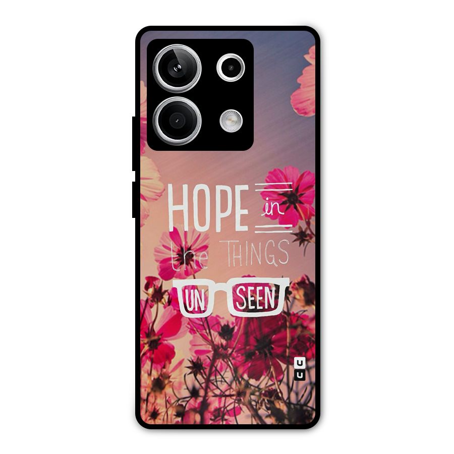Unseen Hope Metal Back Case for Redmi Note 13 5G