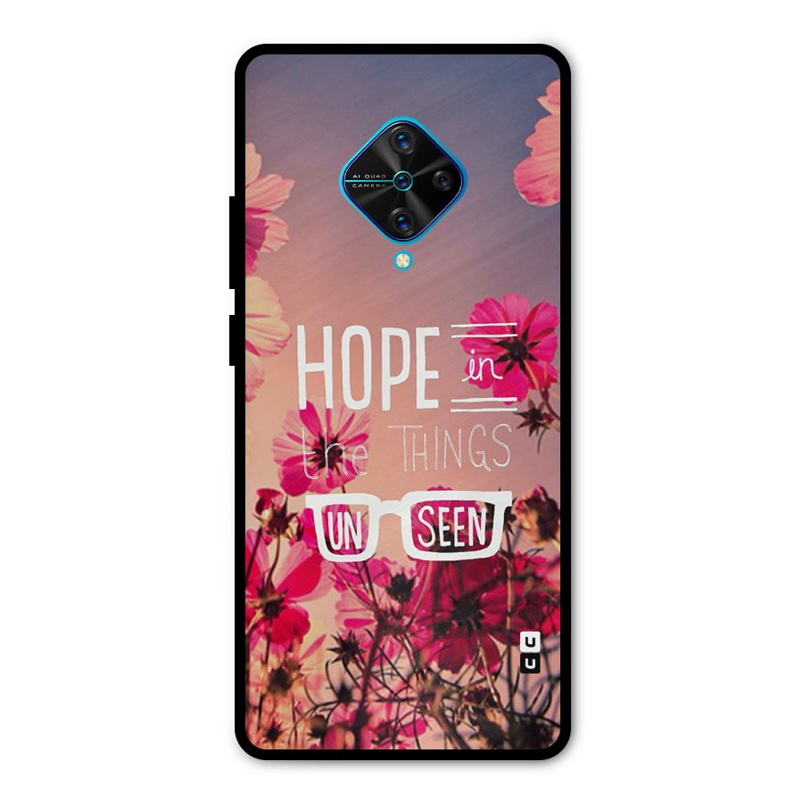 Unseen Hope Metal Back Case for Vivo S1 Pro