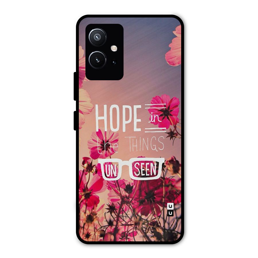 Unseen Hope Metal Back Case for Vivo T1 5G
