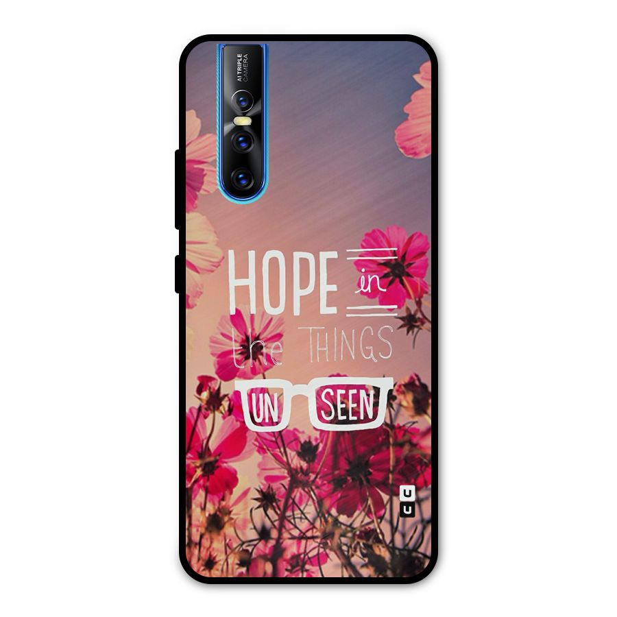 Unseen Hope Metal Back Case for Vivo V15 Pro