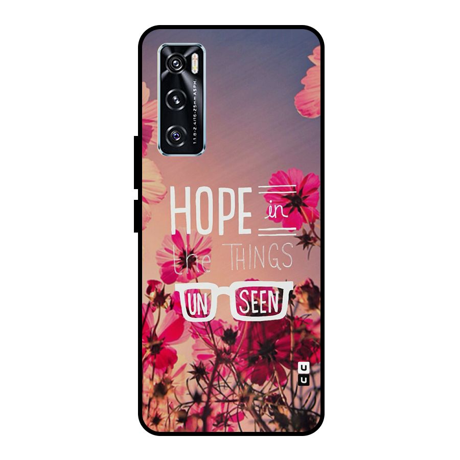 Unseen Hope Metal Back Case for Vivo V20 SE