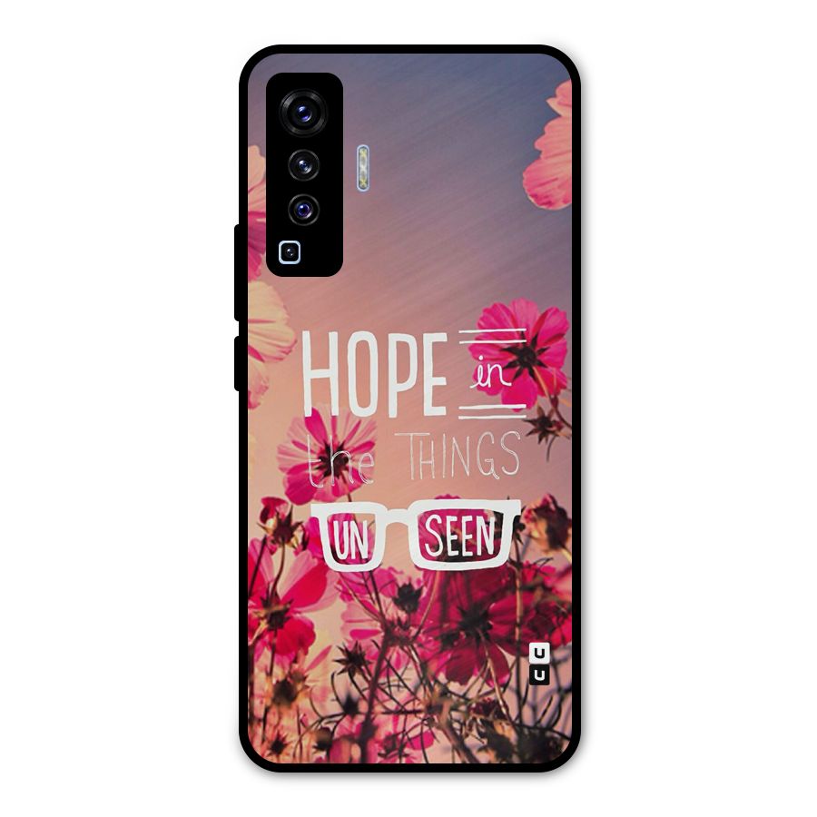 Unseen Hope Metal Back Case for Vivo X50