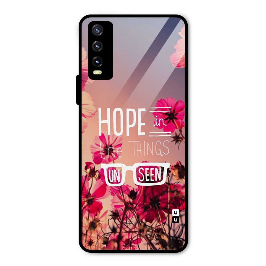 Unseen Hope Metal Back Case for Vivo Y20 2021