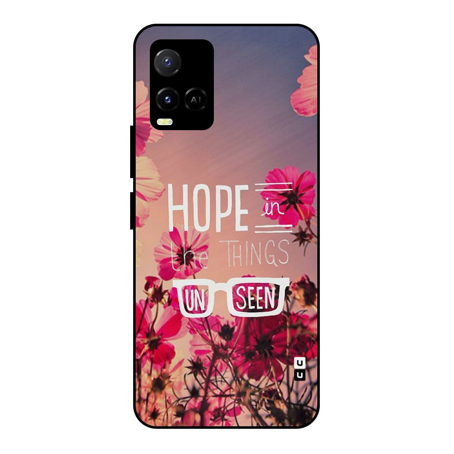 Unseen Hope Metal Back Case for Vivo Y21T