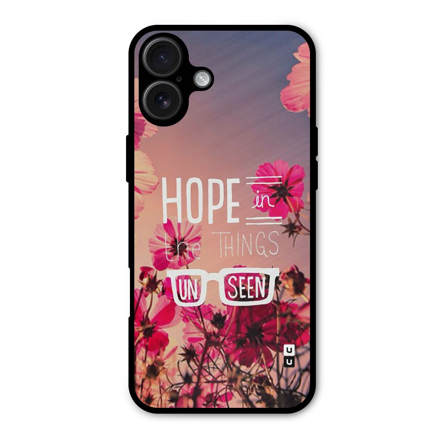 Unseen Hope Metal Back Case for iPhone 16 Plus