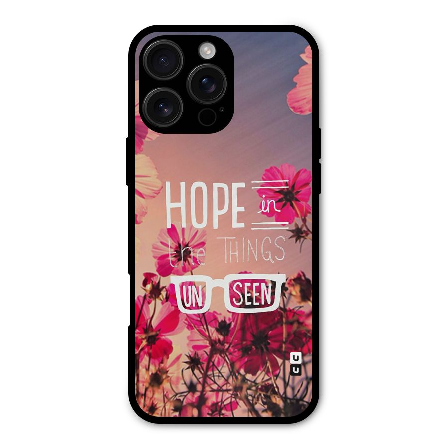 Unseen Hope Metal Back Case for iPhone 16 Pro Max