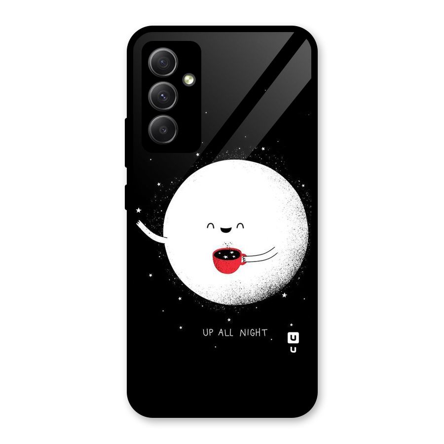 Up All Night Glass Back Case for Galaxy A34