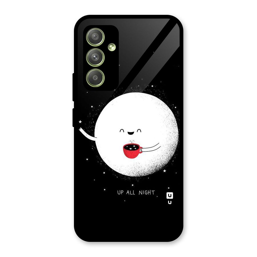 Up All Night Glass Back Case for Galaxy A54