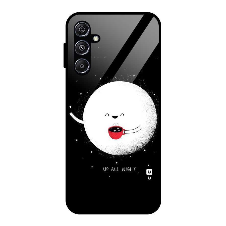 Up All Night Glass Back Case for Galaxy M34 5G