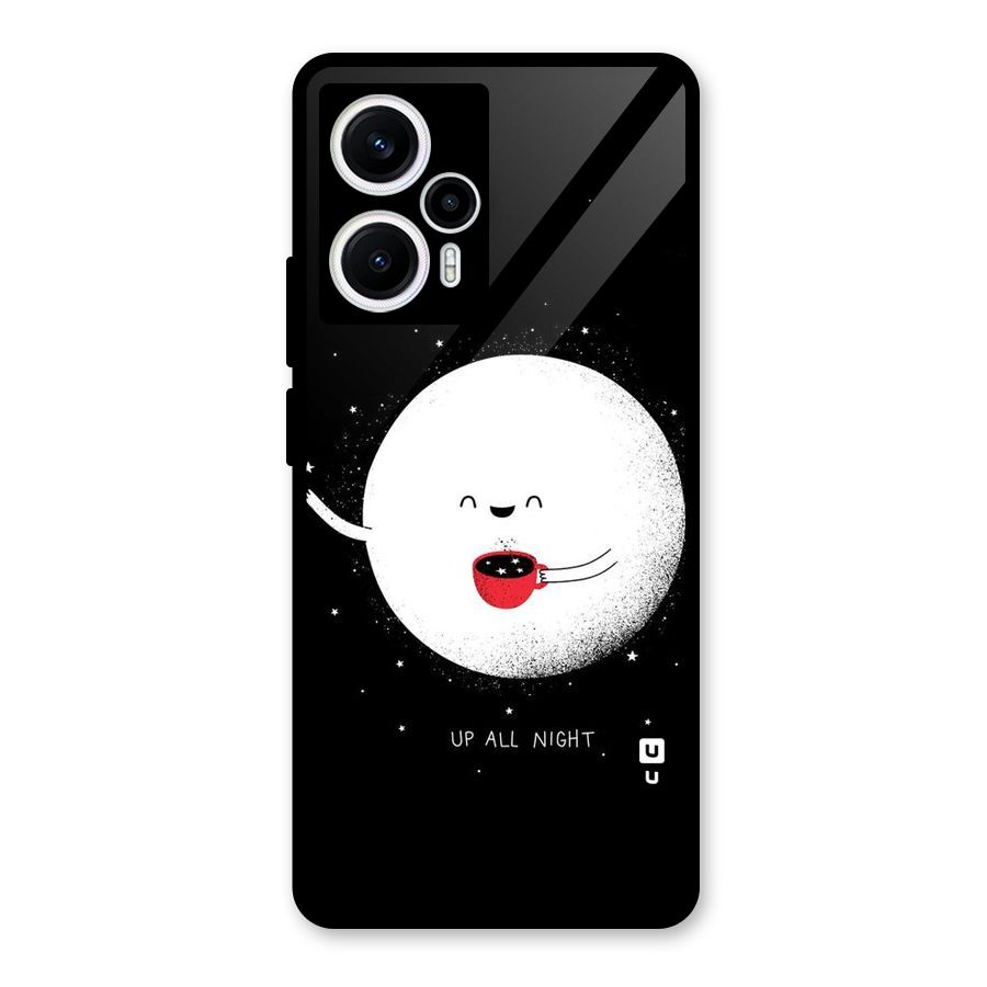Up All Night Glass Back Case for Poco F5