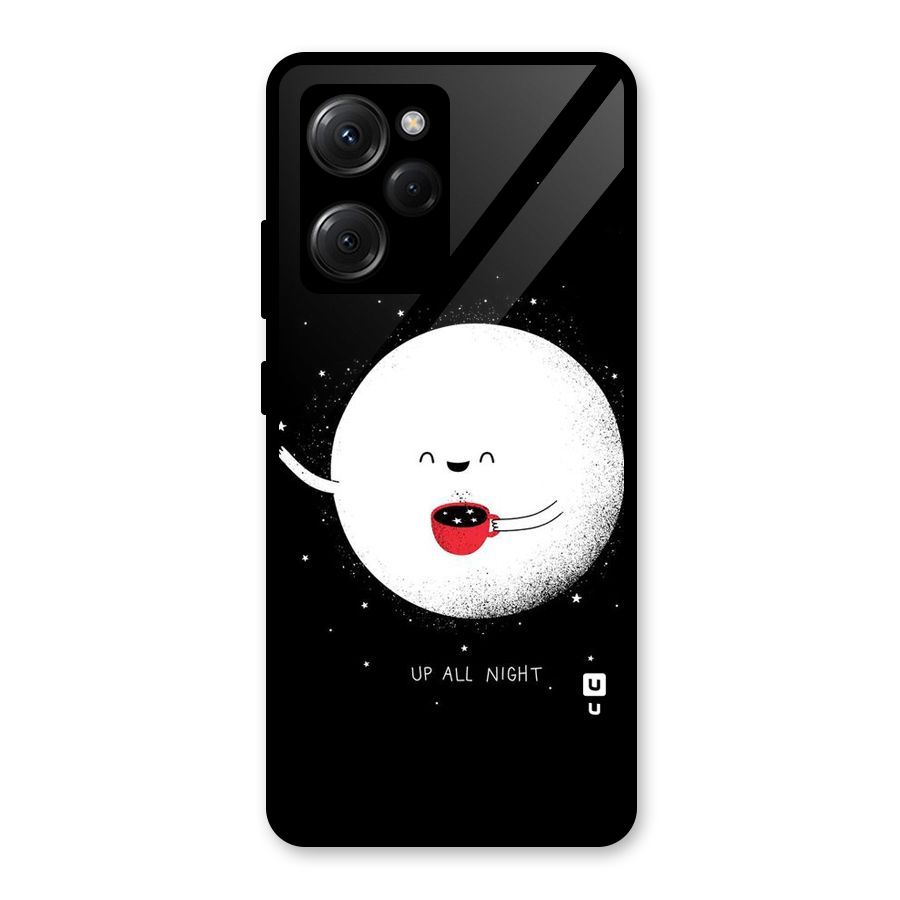 Up All Night Glass Back Case for Poco X5 Pro