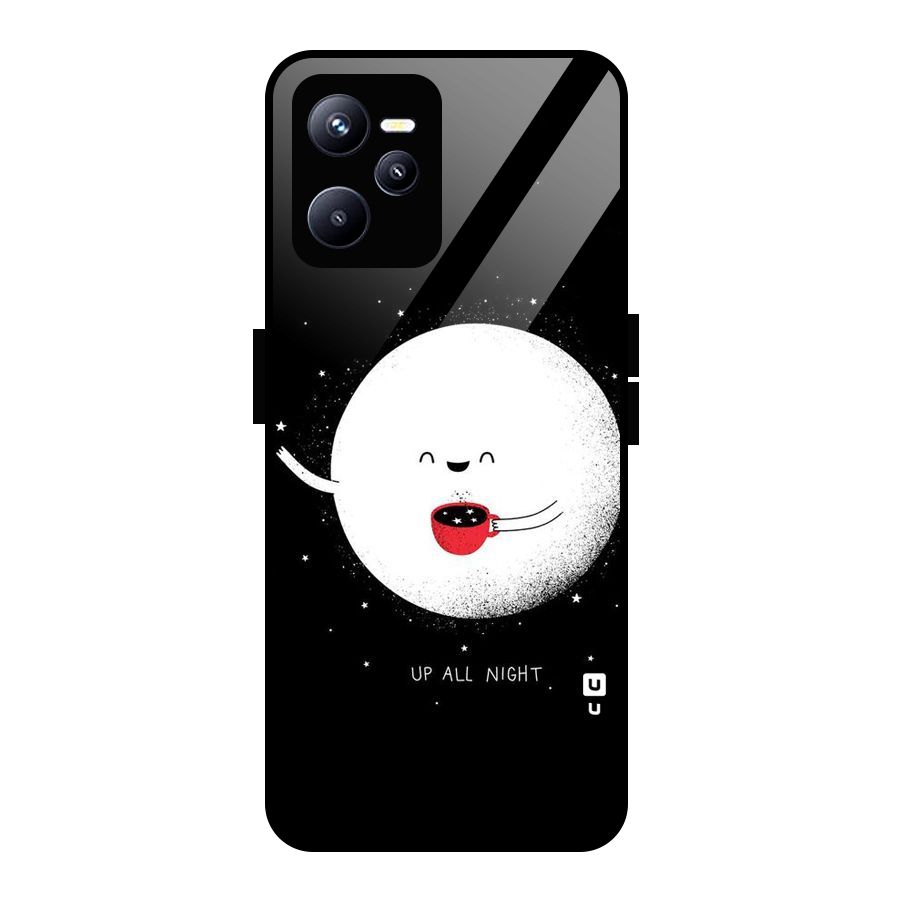 Up All Night Glass Back Case for Realme C35