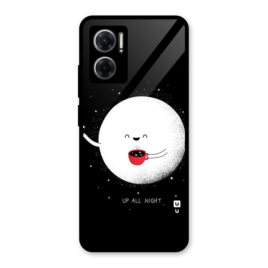 Up All Night Glass Back Case for Redmi 11 Prime 5G