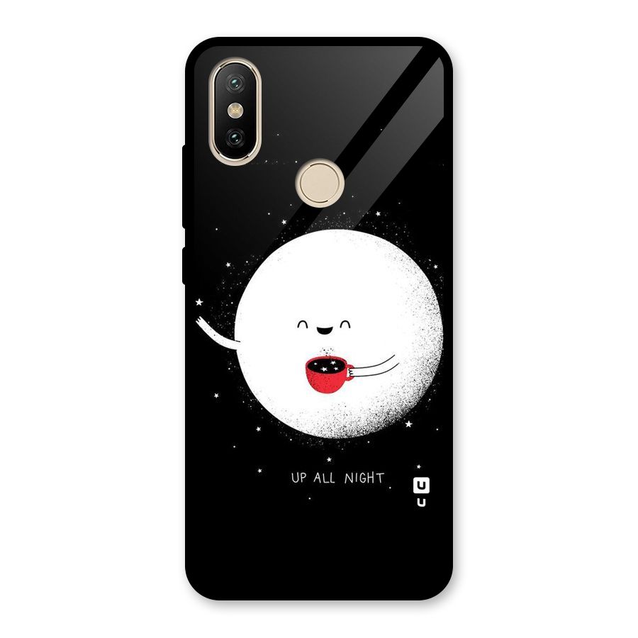 Up All Night Glass Back Case for Redmi A2